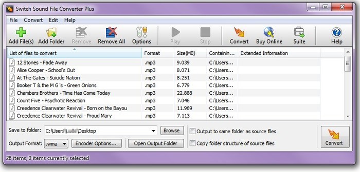 free audio file converter software